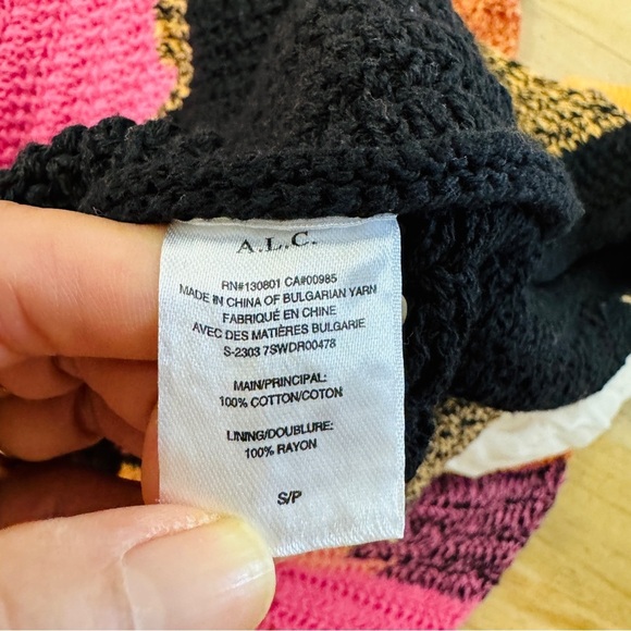 A. L.C. 100% cotton Nova Crochet Midi-Dress - Sedona Blossom NEW - Picture 13 of 13